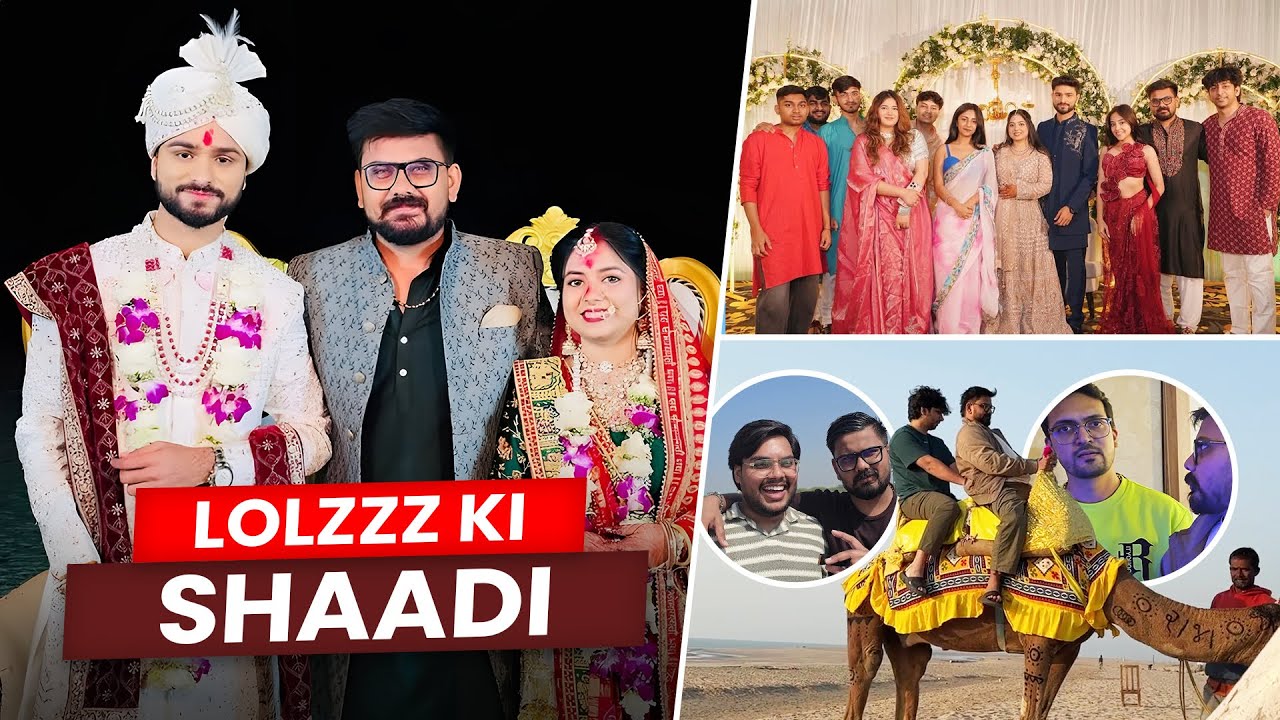 INDIA KE CONQUEROR PLAYER KI SHADI @LoLzZz Gaming  😂 | Vlog 22