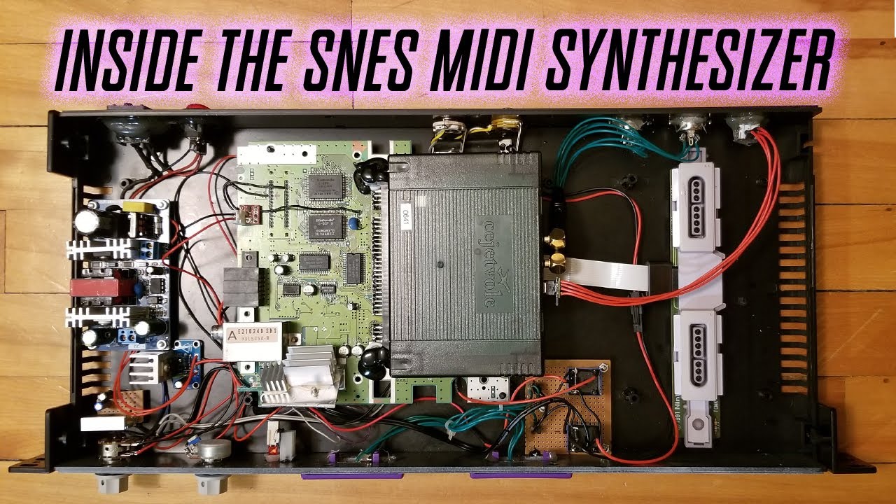 Details about the SNES Synthesizer DIY with a Super Midi Pak