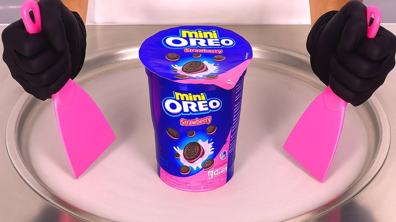 OREO mini Ice Cream Rolls | ASMR