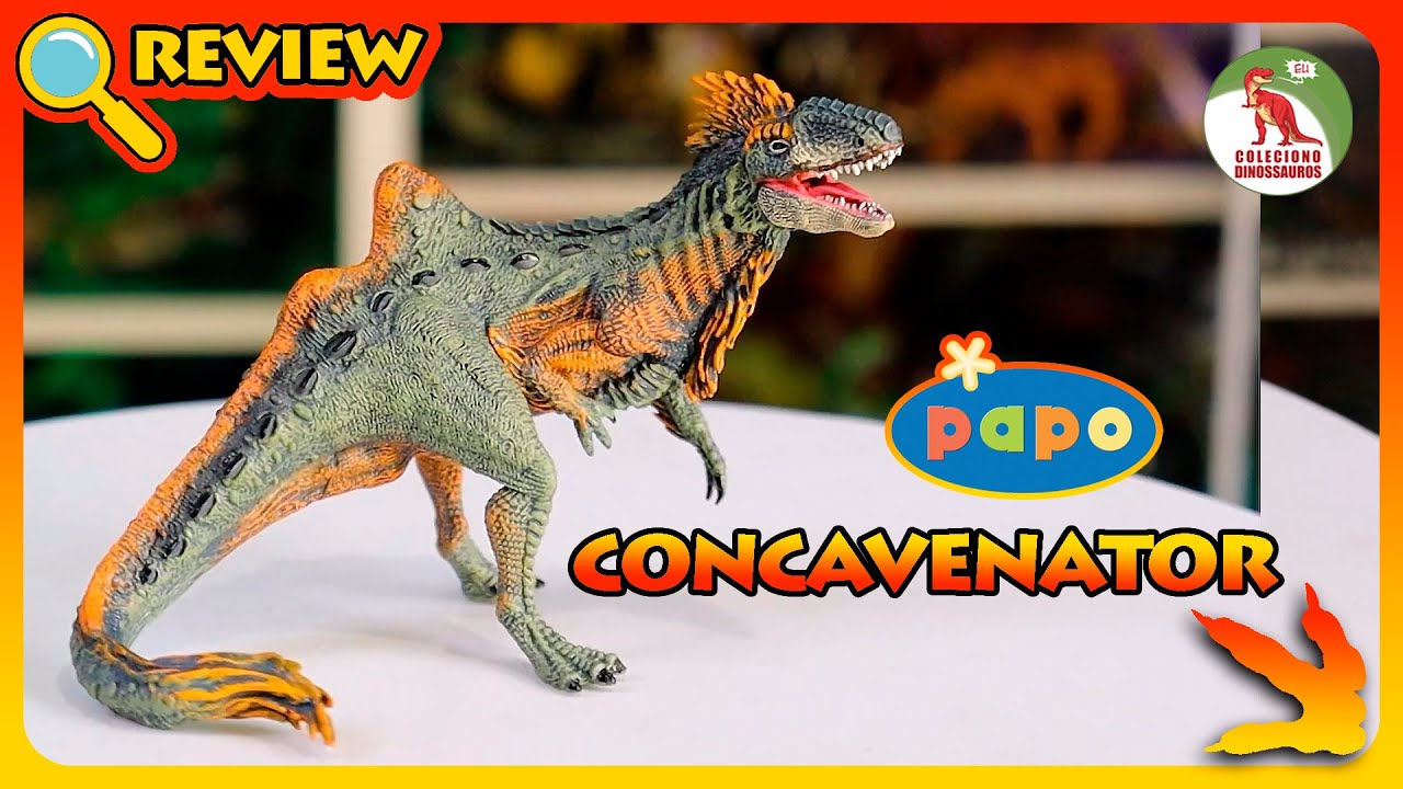 Concavenator Papo: Review de miniatura e comparação PT_BR