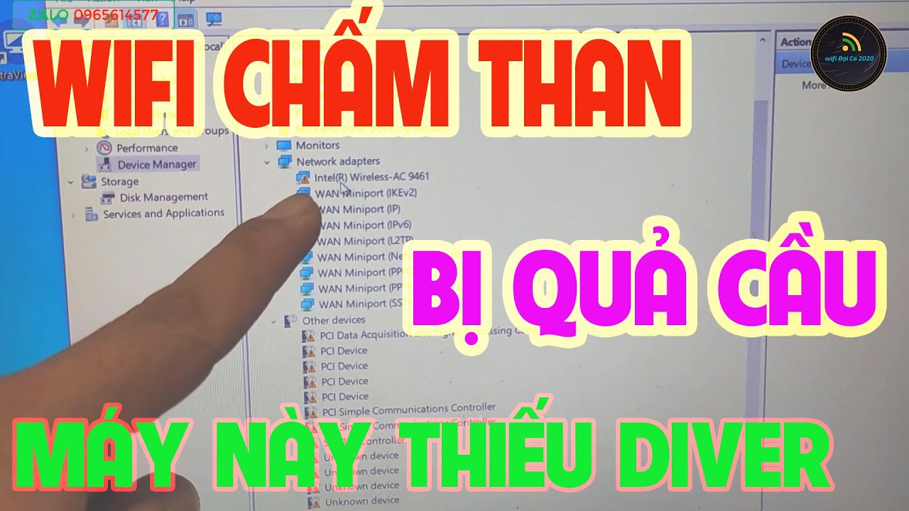 WiFi Lỗi Qủa Cầu Cài Win Lại Vẫn Lỗi Đối Với Các Dòng Máy Đời Mới CPU  Gen 10 Đây Là Cách Khắc Phục
