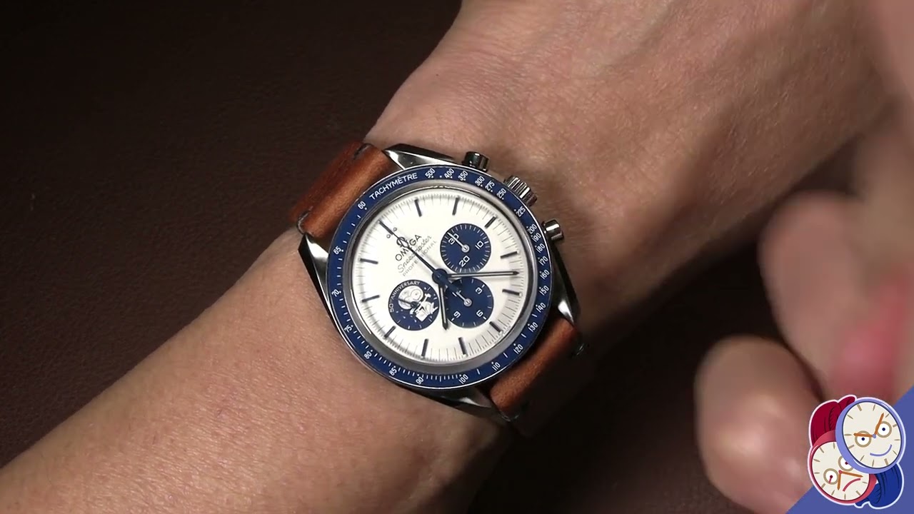 Fun with Watch Straps - a Silver Snoopy Speedmaster!
