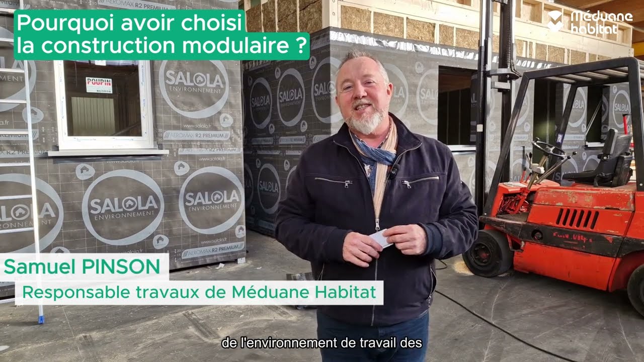 Une construction modulaire de 12 logements en Mayenne