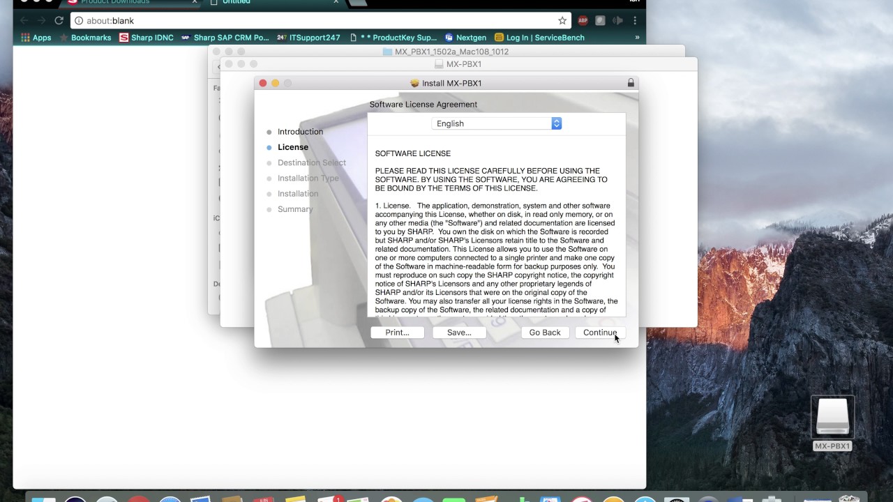 How to Install Sharp Print Driver on Mac OS Apple Computer