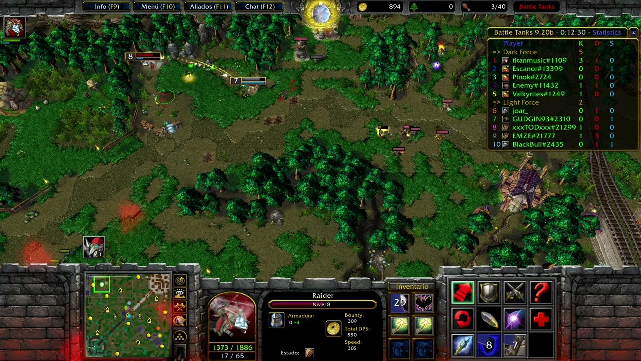 Warcraft 3: Battle Tanks League (Gameplay #56)