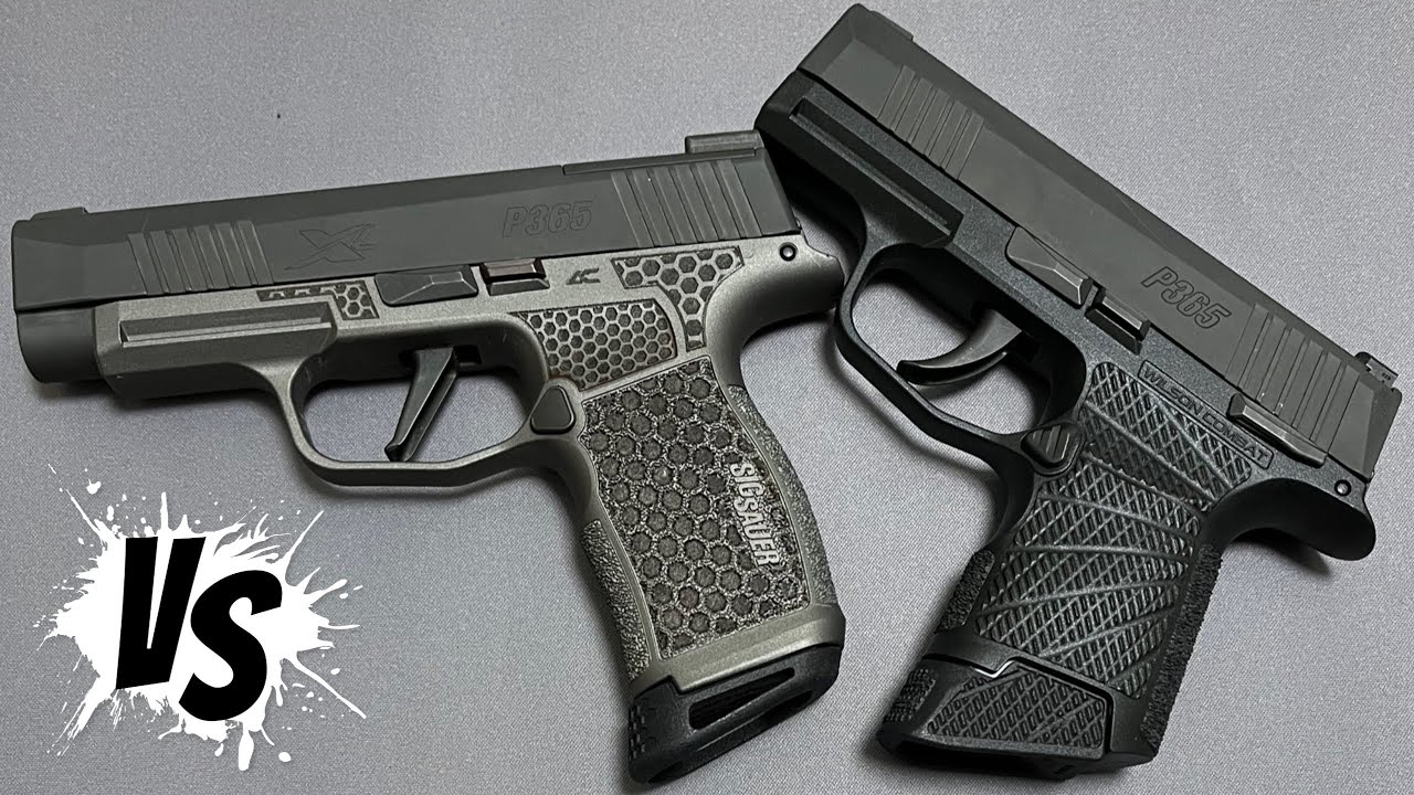Модуль рукоятки Wilson Combat против Armory Craft Sig Sauer P365