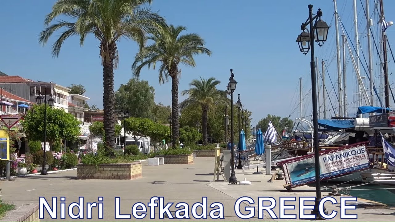 Lefkada Nydri in Greece - walking tour (Sep 2020)