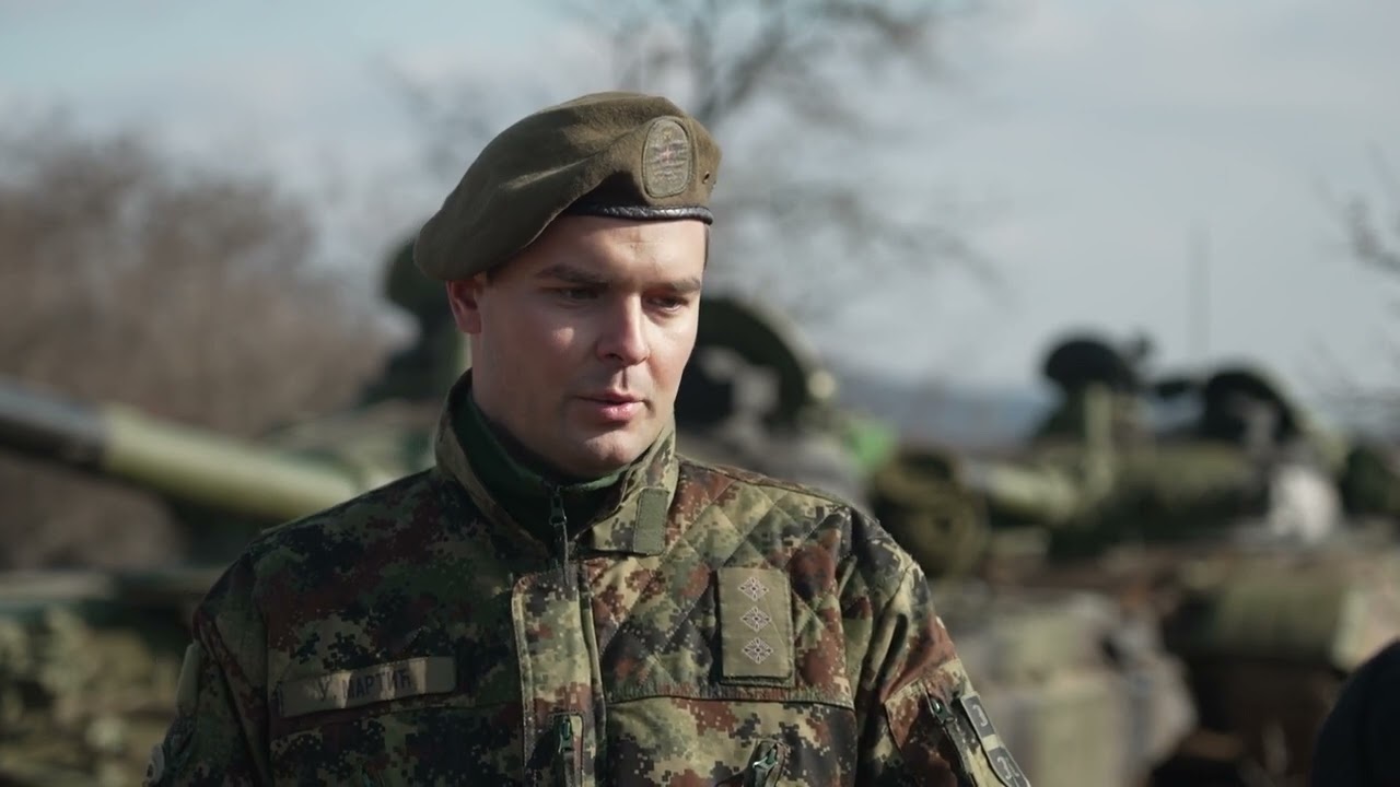 Kapetan Uro&scaron; Martić // Redovnom obukom do vrhunske osposobljenosti tenkista Vojske Srbije