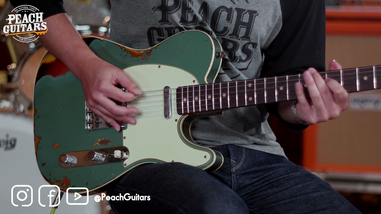 Fender Custom Shop LTD ’60 Tele Custom Heavy Relic Sherwood Green over 3TSB