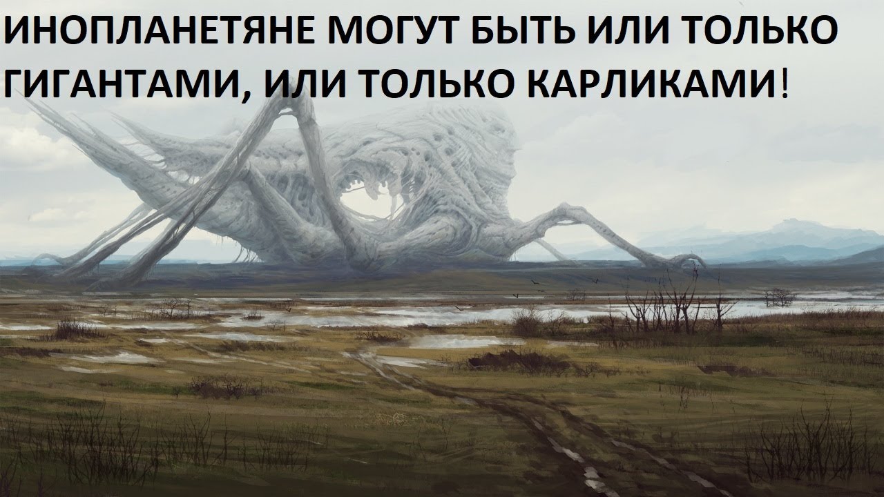 ИНОПЛАНЕТЯНЕ МОГУТ БЫТЬ ИЛИ ТОЛЬКО ГИГАНТАМИ, ИЛИ ТОЛЬКО КАРЛИКАМИ!