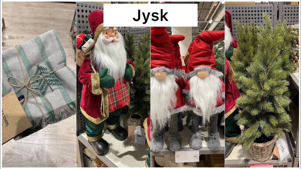Jysk POŚCIELE ŚCIERECZKI CHOINKI DRZEWKA I INNE DEKORACJE ŚWIĄTECZNE