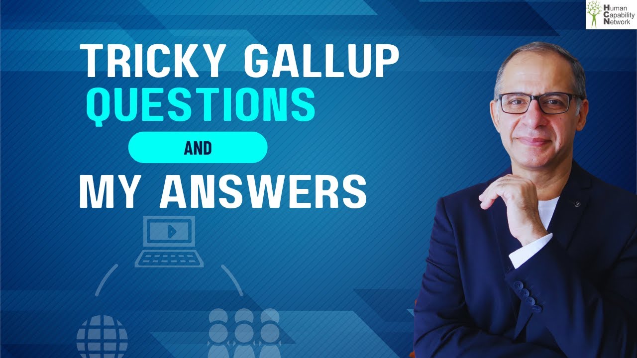 TRICKY GALLUP INTERVIEW QUESTIONS & MY ANSWERS