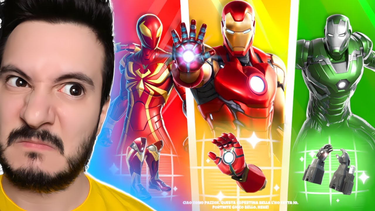 GIOCO la IRON MAN RANDOM CHALLENGE su FORTNITE 🔥