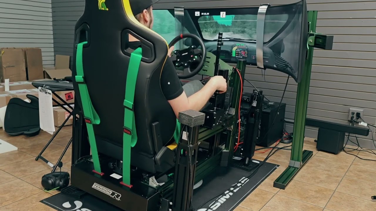 Richard Burns Rally with Triple Screens in an eRacing Labs RS Mega Motion System