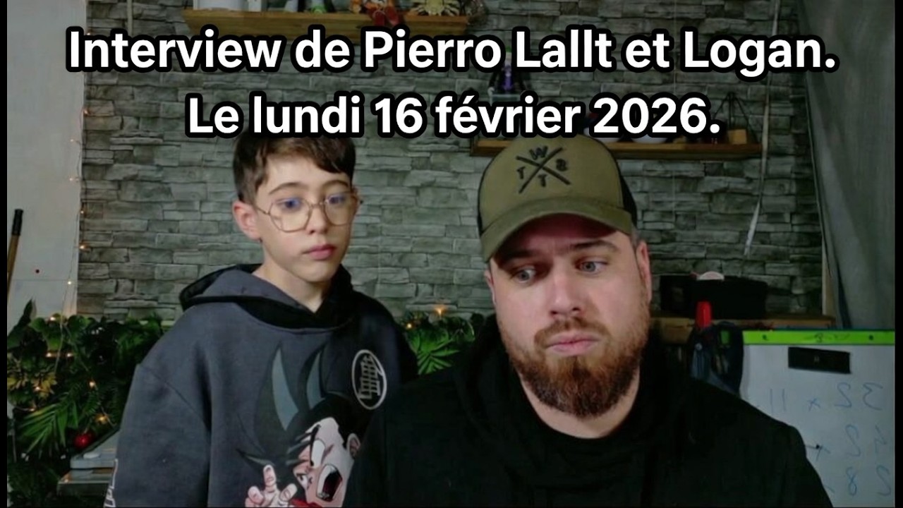 INTERVIEW DE @Pierrolallt ET @LeMondedeLogan. LE 16/02/2026. #interview #tiktok