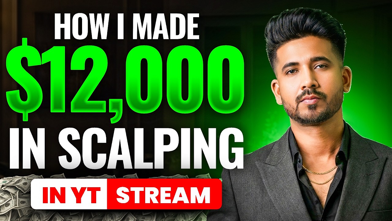 $12000 Live Scalping Trade | Live Trading |