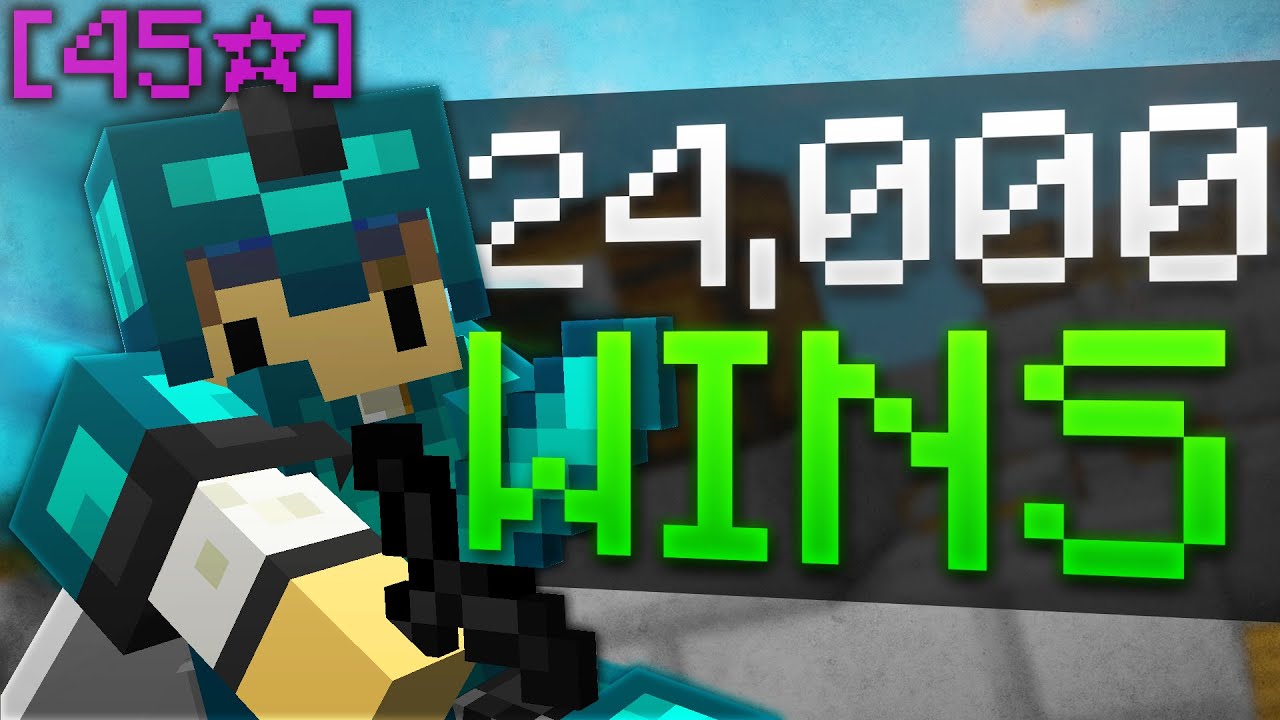 INSANE Clutch Skywars WIN for 24,000 Wins...