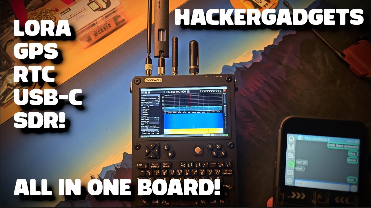 Turning the uConsole Into a Portable Hacking Station - Hackergadgets All-In-One board!