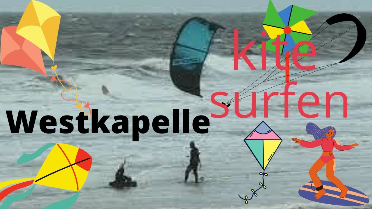 Uurtje kite surfen bij Westkapelle