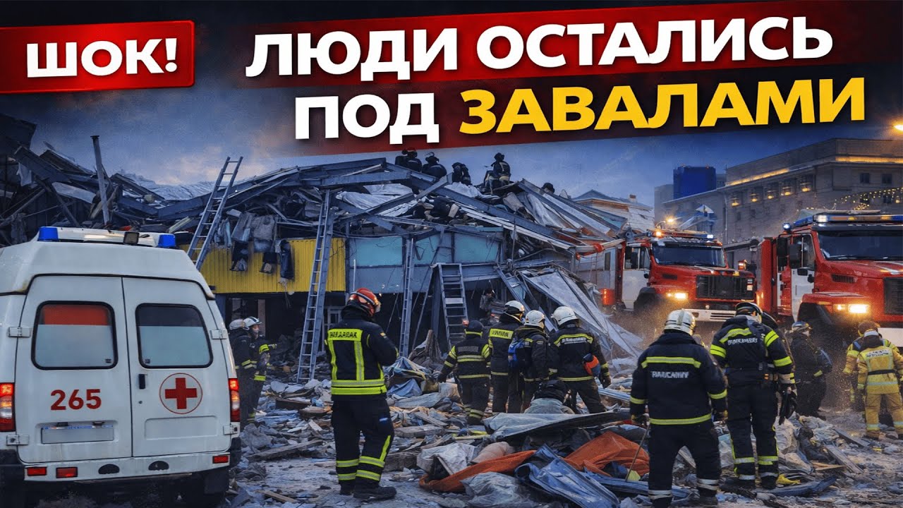 В Новосибирске рухнул ТЦ: не все выбрались — драматические кадры с места событий!
