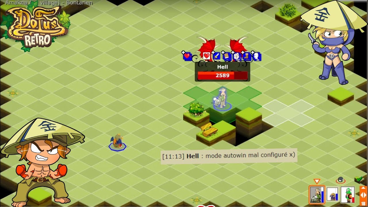 [Beta] Dofus Retro PvP | Hell Sacrieur 200 (G8) vs Spyroni Sram 200 (G6)