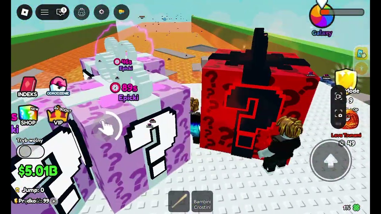 Zbieram lucky blocki w roblox część 1 