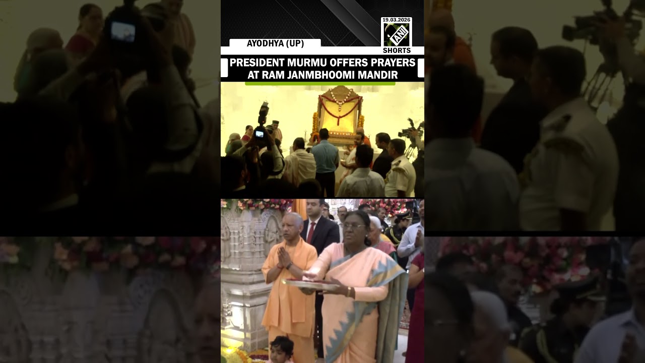 President Droupadi Murmu, CM Yogi Adityanath offer prayers at Ram Janambhoomi Mandir