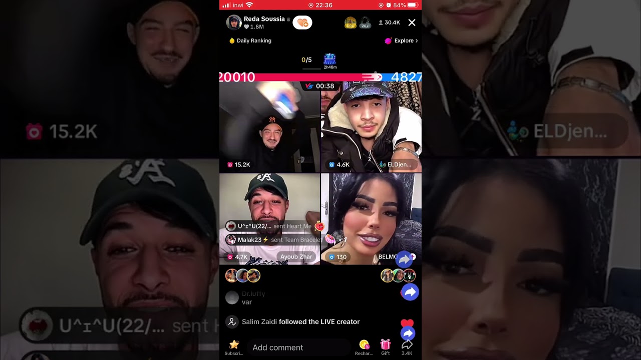 لايف جديد ايوب و رضا 🥰#live #tiktok #tiktokvideo #explore #تحديات #fypシ゚viral #ayoub