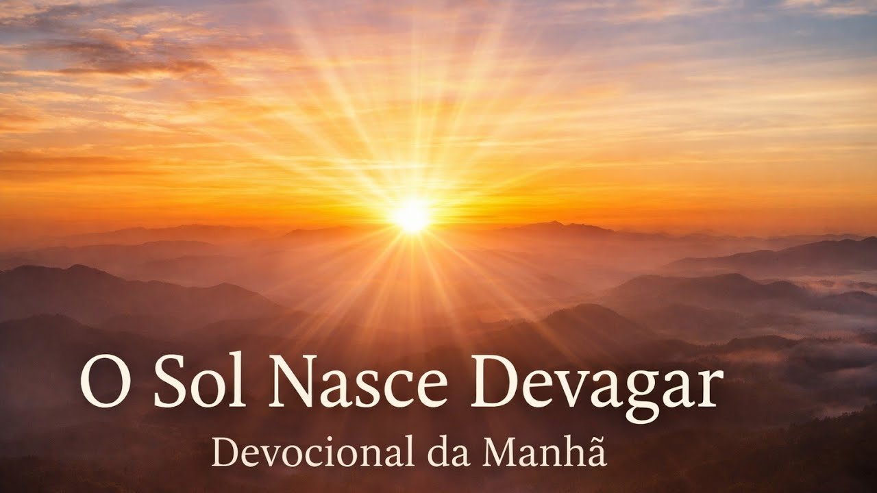 O Sol Nasce Devagar | Devocional da Manhã | Louvor de Fé e Esperança