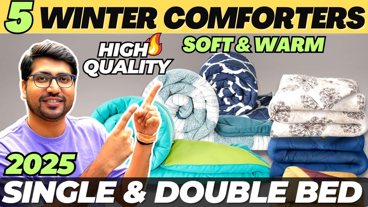 BEST COMFORTERS BLANKET IN INDIA⚡ BEST COMFORTER FOR HEAVY WINTER⚡BEST COMFORTERS IN INDIA