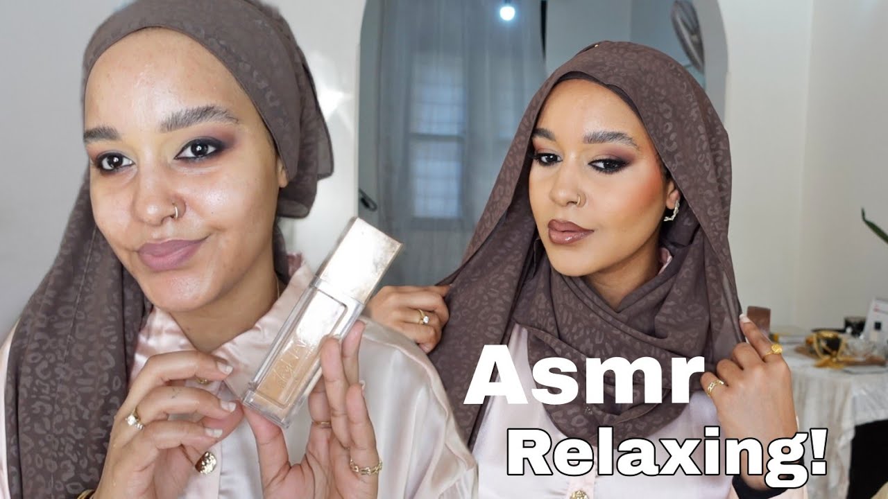 Asmr Natural TINGLY Makeup application sounds relaxing whispers #asmr  #asmrmakeup | #saifabeauty