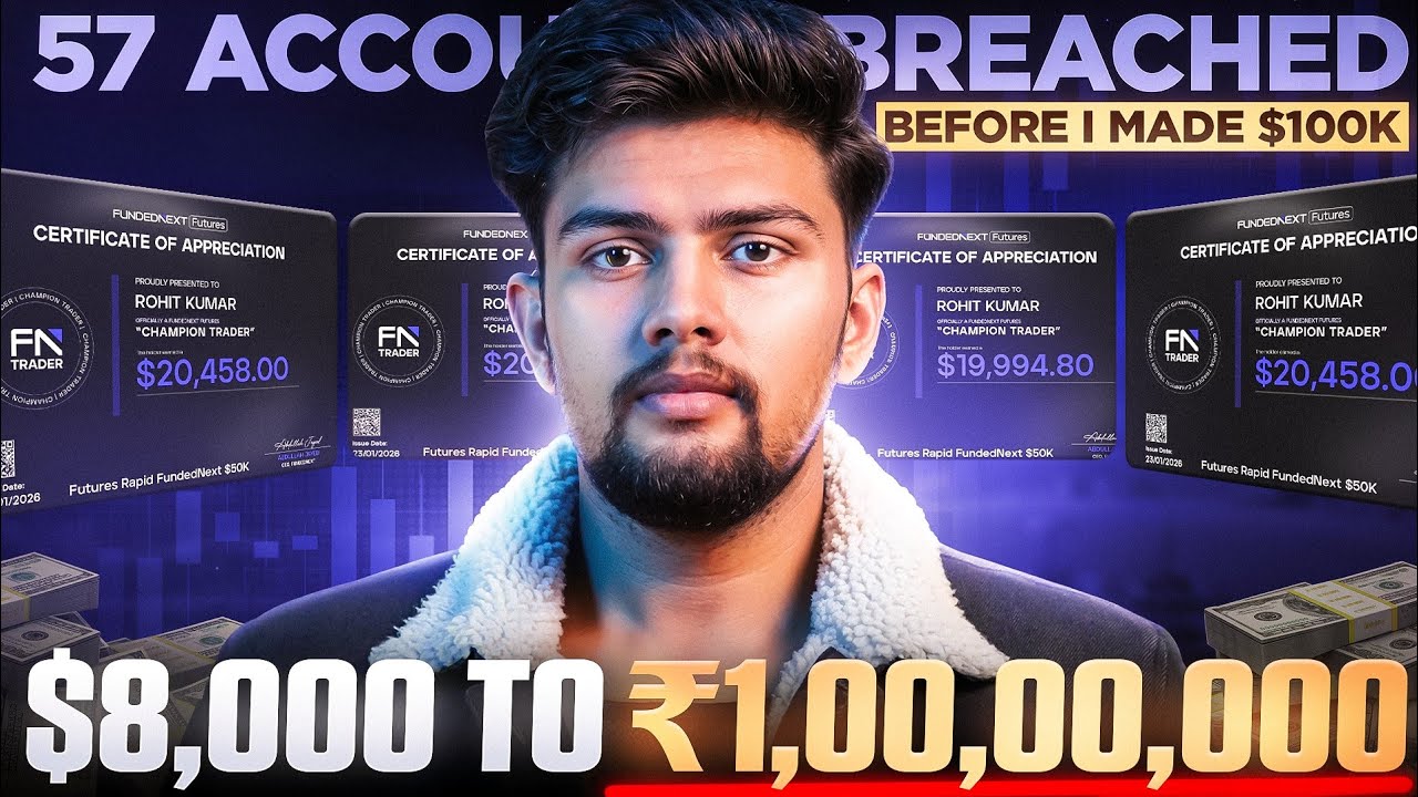 How I Made ₹1 Crore Trading Futures Prop Firms With Just $8,000