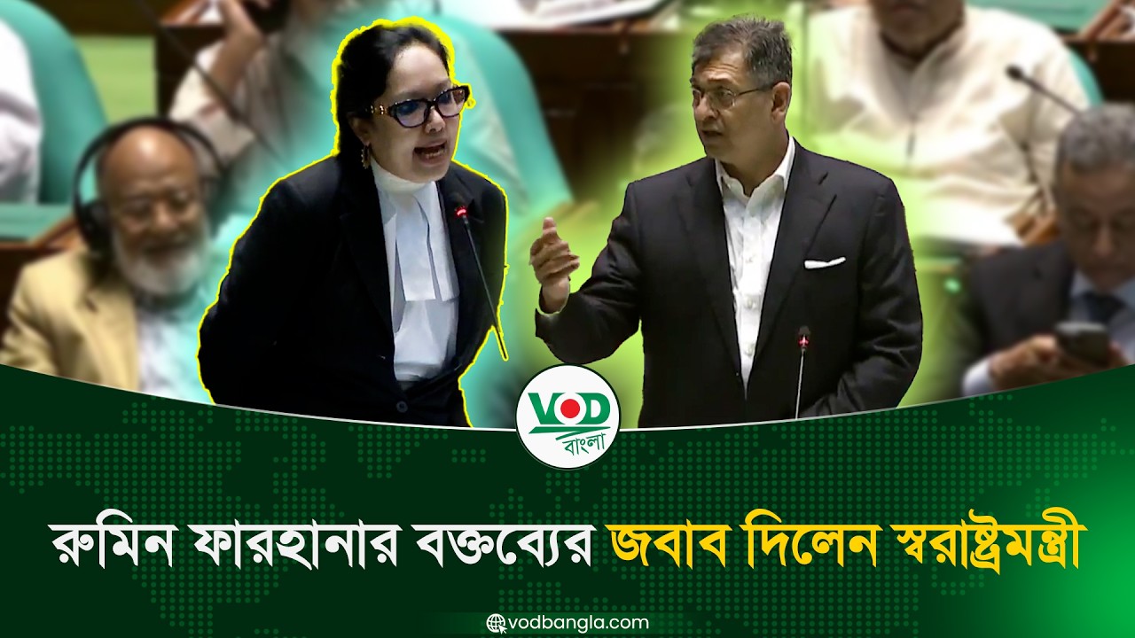 রুমিন ফারহানার বক্তব্যের জবাব দিলেন স্বরাষ্ট্রমন্ত্রী | Salahuddin Ahmed | Parliament | VOD Bangla