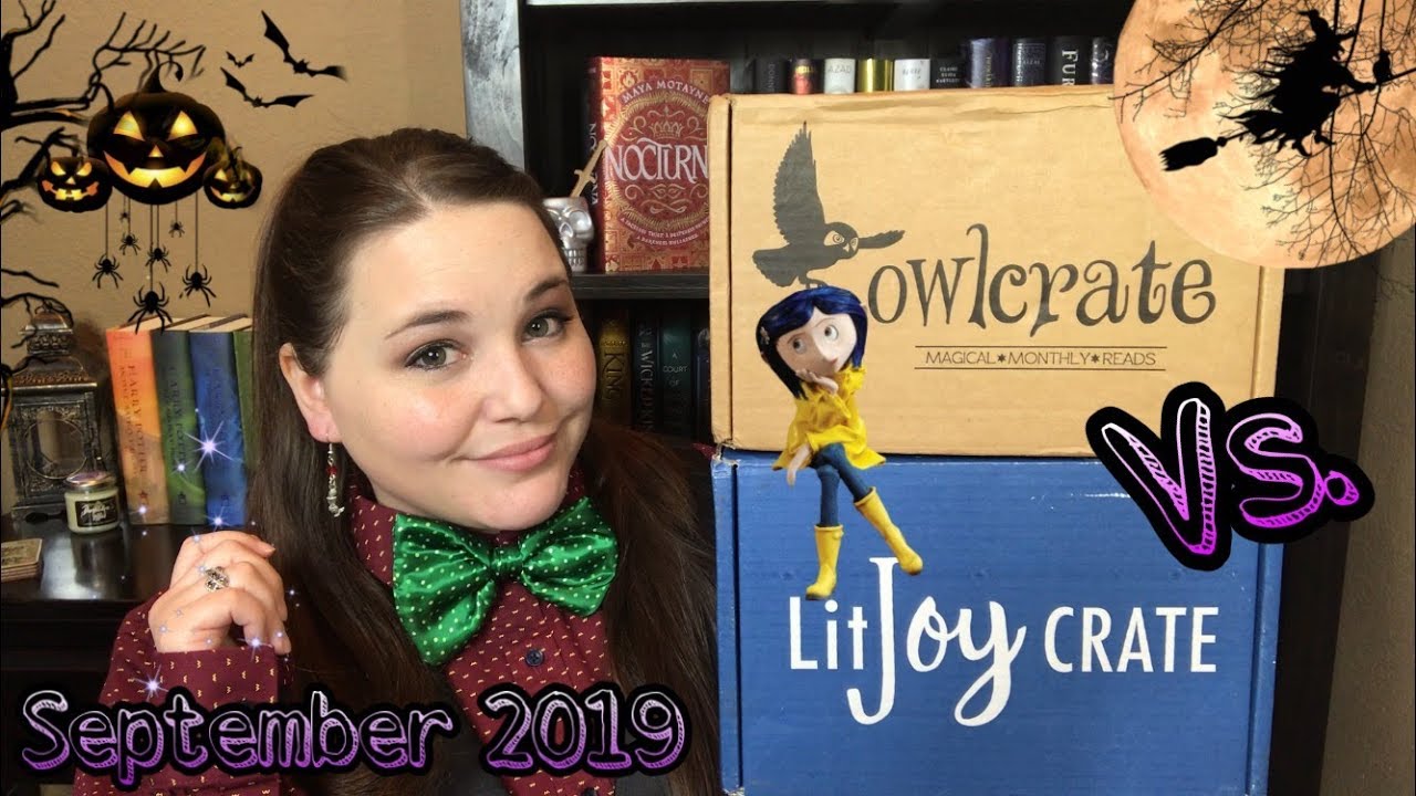OwlCrate Vs. LitJoy Crate | September 2019 | Book Box Battle