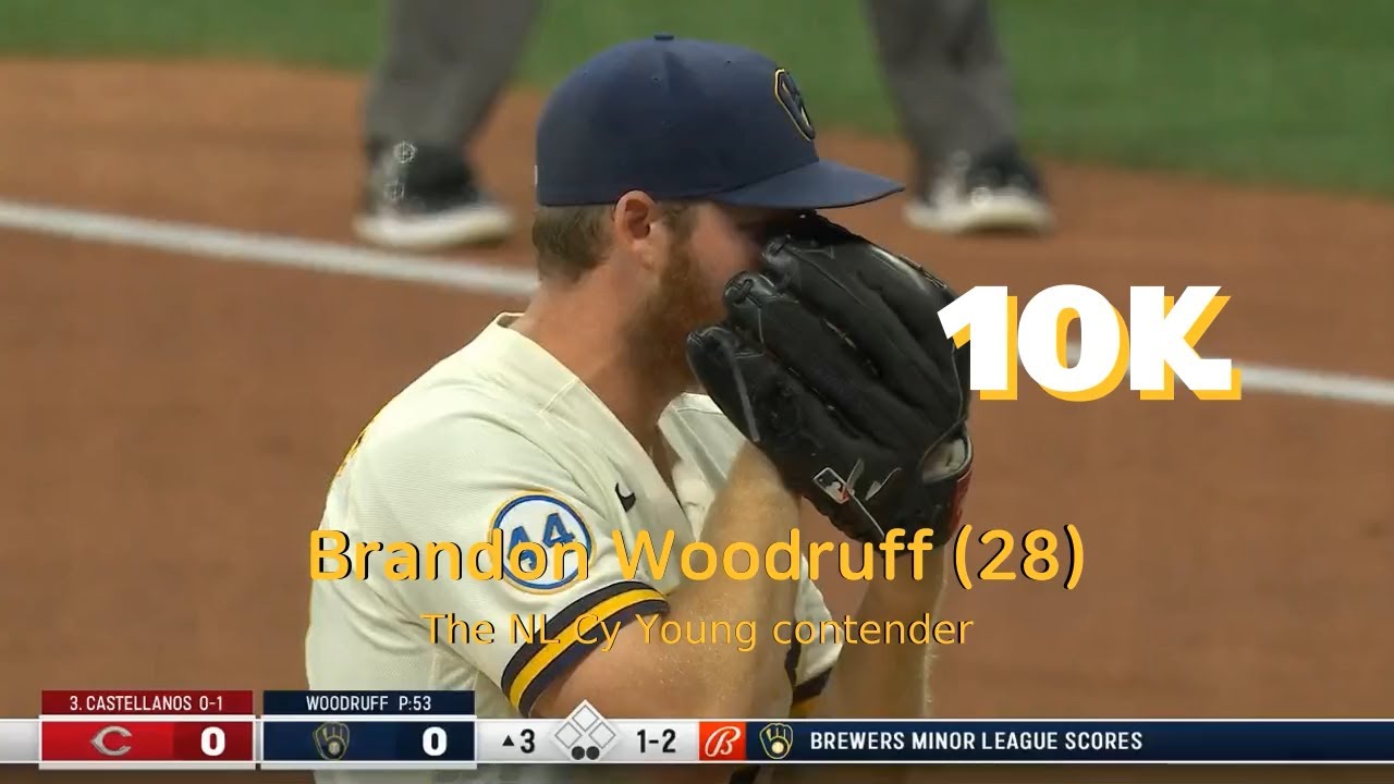[Aug 25] Brandon Woodruff's pitches, MLB highlights 2021