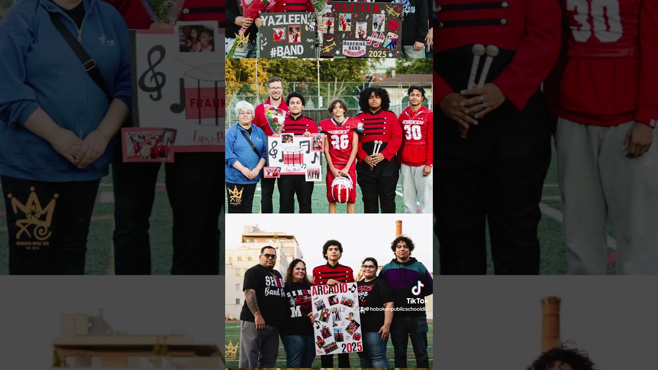Hoboken HS Athletics: Hoboken HS Class of 2025 Rockin Redwings Senior Night