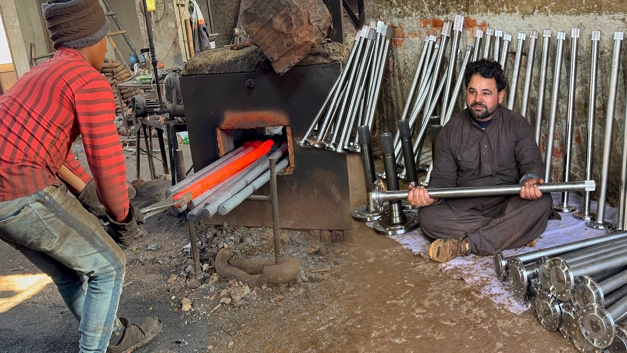 Incredible Process of Making Truck Axel in Factory | Mass Production of Truck Axel