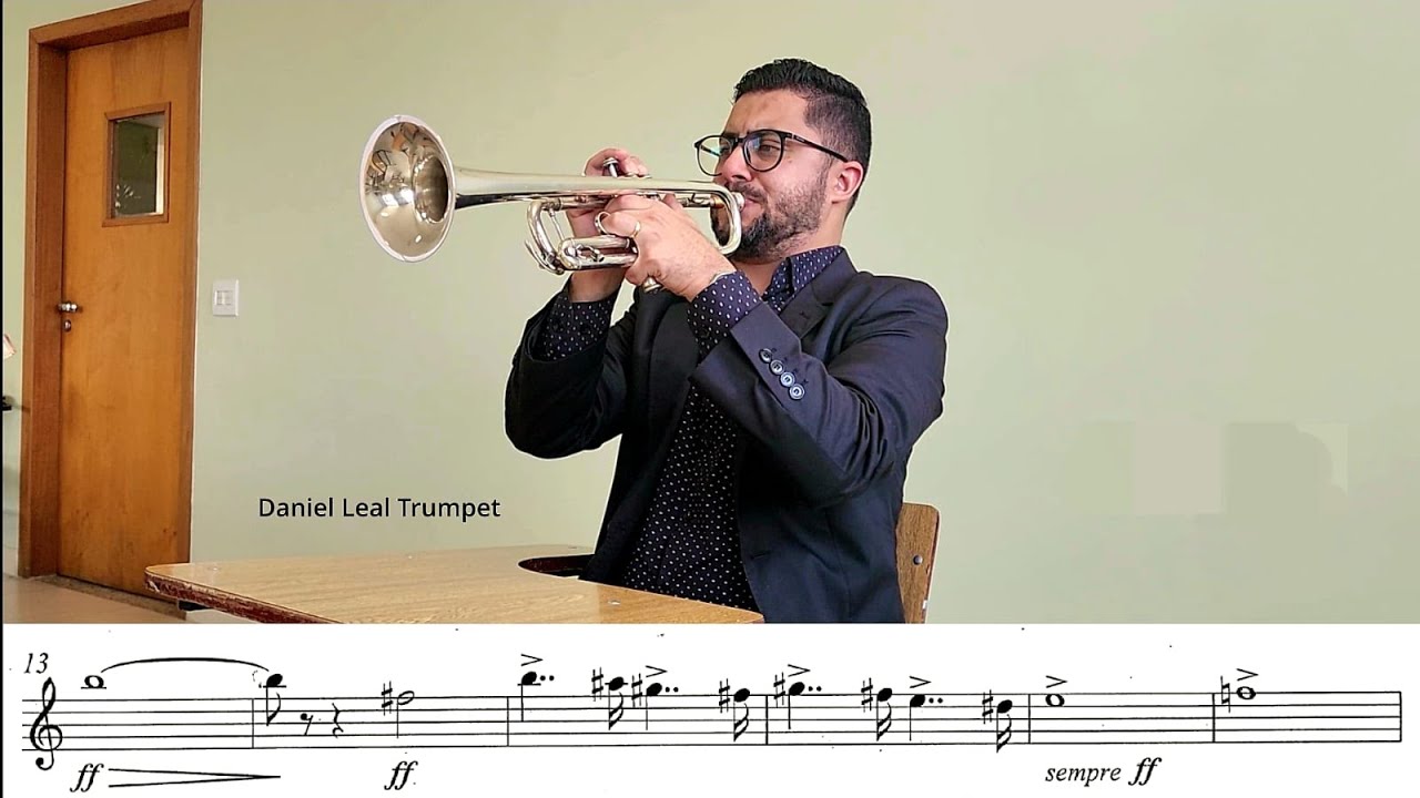 Mahler 5 Opening Trumpet solo excerpts - Daniel Leal Trumpet