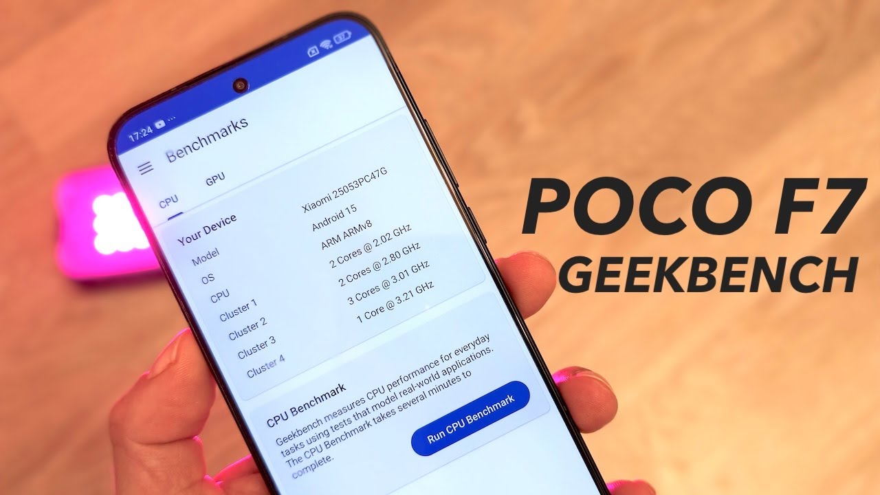 🔥ТЕСТ Xiaomi POCO F7 в Geekbench! #pocof7