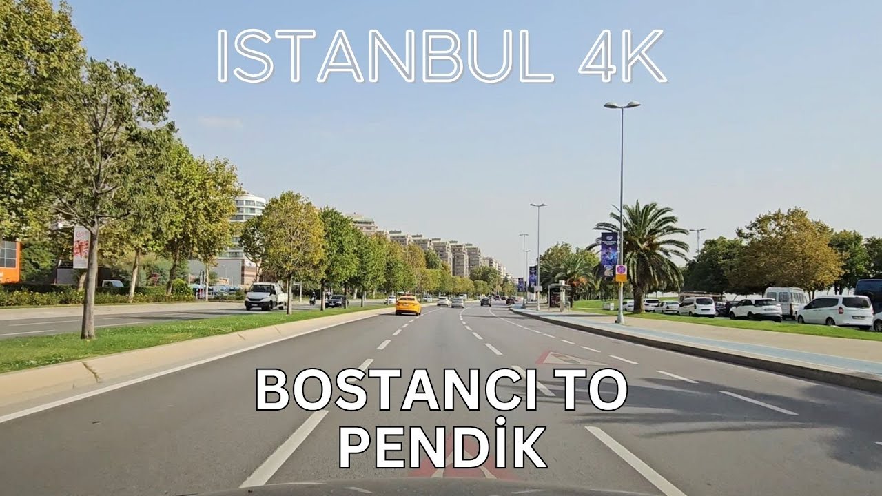Istanbul 4K Drive from Bostancı to Pendik - Istanbul Virtual Drive