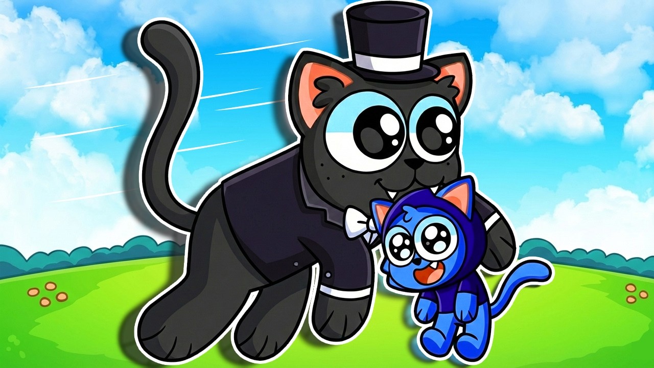Me Convertí en MAMÁ GATO de Sprunki Jevin BEBÉ GATITA en Roblox