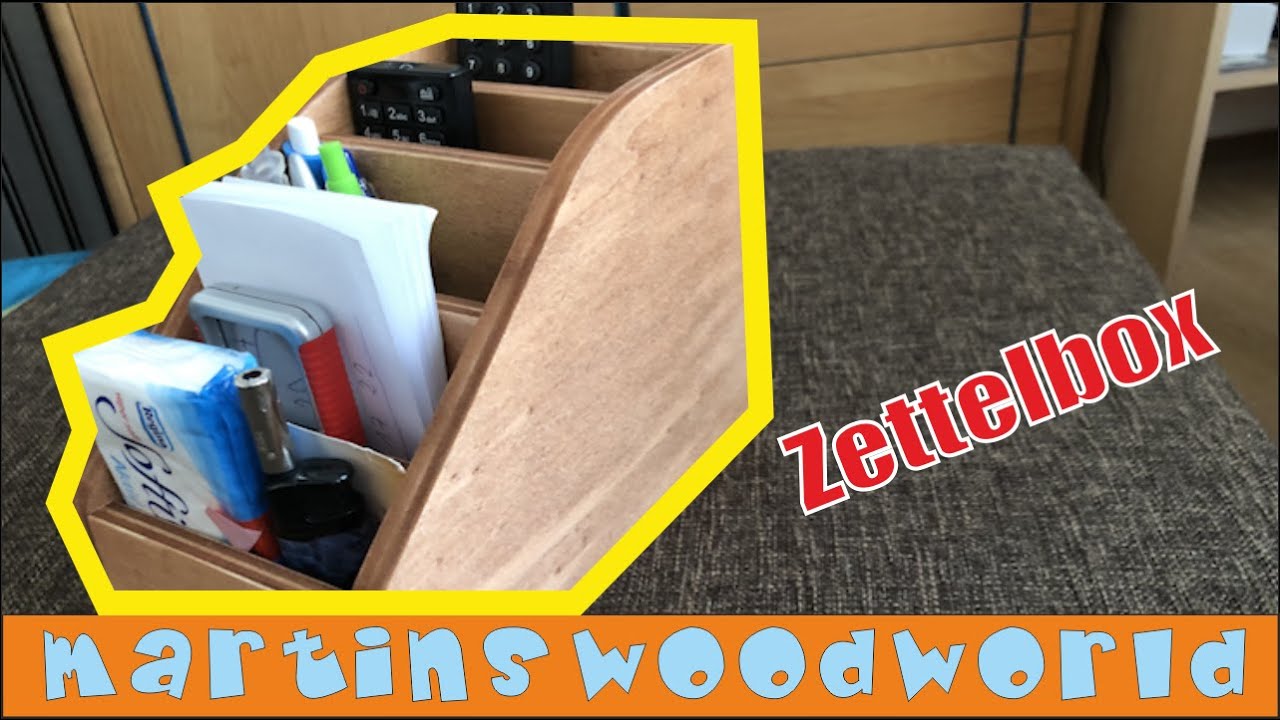 Einfacher Stift/Zettel/Fernbedienung Halter zum Nachbauen