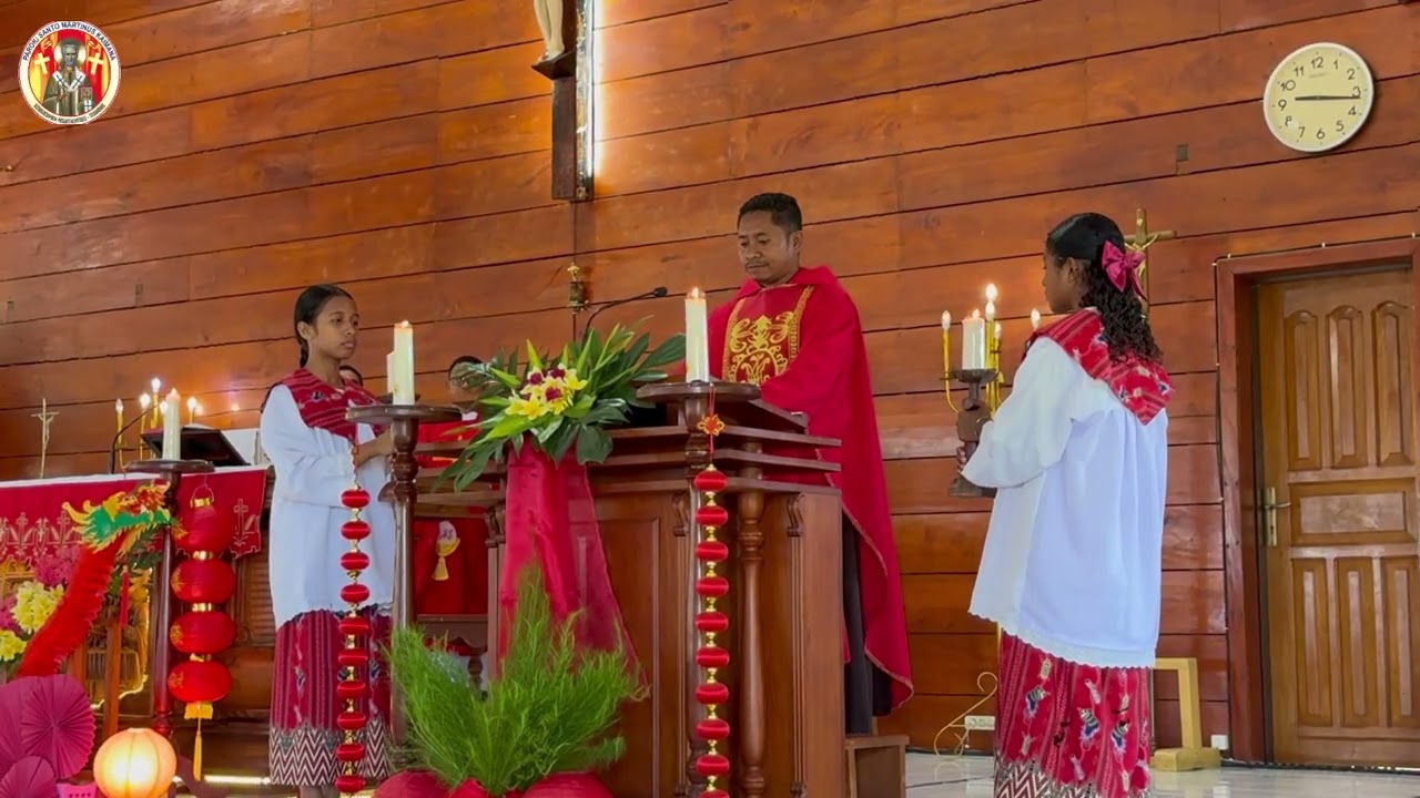 Misa Perayaan Imlek 2577 Tahun 2026 di Paroki Santo Martinus Kaimana
