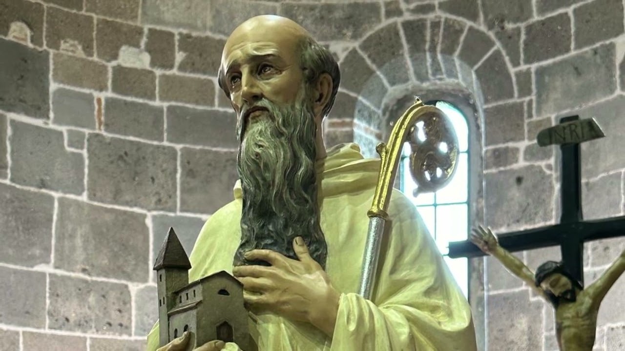 Bonarcado, festa patronale di San Romualdo, solenne Messa con mons. Fornaciari, monaco camaldolese.
