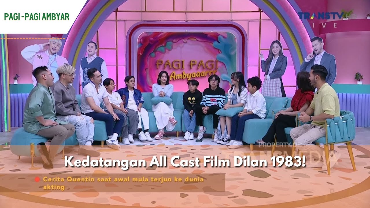 Kedatangan All Cast Film Dilan 1983! | PAGI PAGI AMBYAR (6/6/24) P3