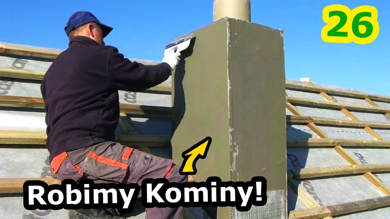 Jak Wymurować Komin? - Komin Systemowy - Etapy montażu !!! *Kształtki, Ocieplenie i Czapa (Vlog 26)