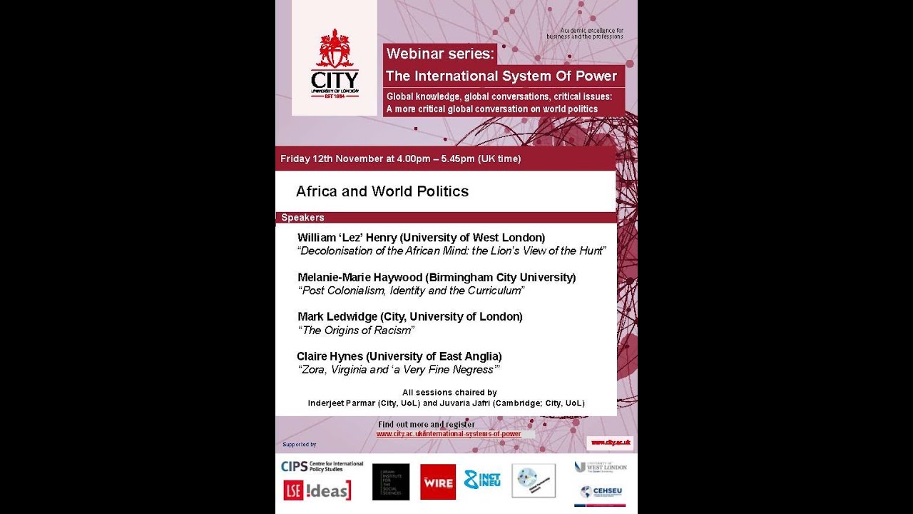 The International System of Power S3 E3: Africa and World Politics
