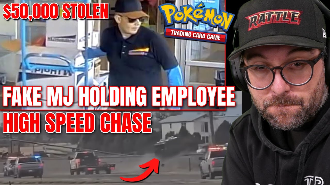 MJ Holding Disguise To Steal Pokemon Cards Ends In High Speed Chase