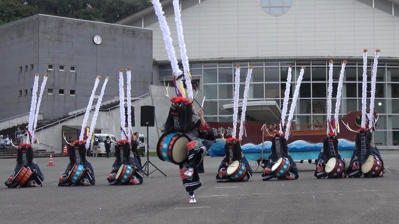 【4K】岩手 一関 唐梅館絵巻 大東高校鹿踊部