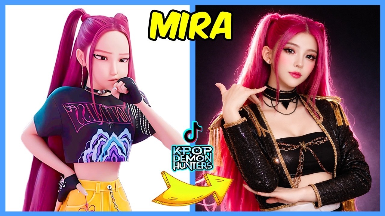 🔔KPOP Demon Hunters in Real-Life TikTok Version #7🎵🔥+ Guess Demon Hunters Characters By Song & Voice